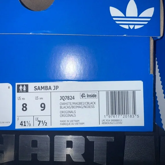 adidas Samba Sneakers in Beige and Black - Picture 5 of 6